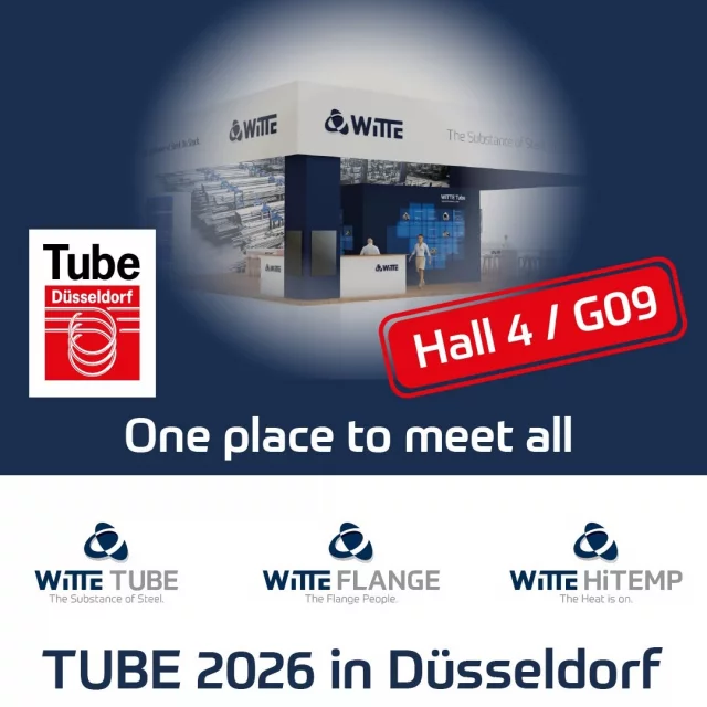TUBE 2026 – Düsseldorf, Germany ? Hall 4 | G09 Meet all WITTE companies in one place. The world’s leading trade fair fo...